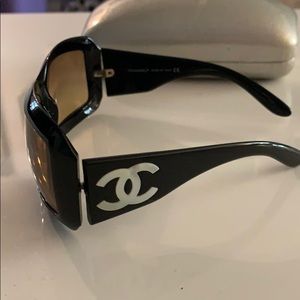 Authentic Chanel Black sunglasses